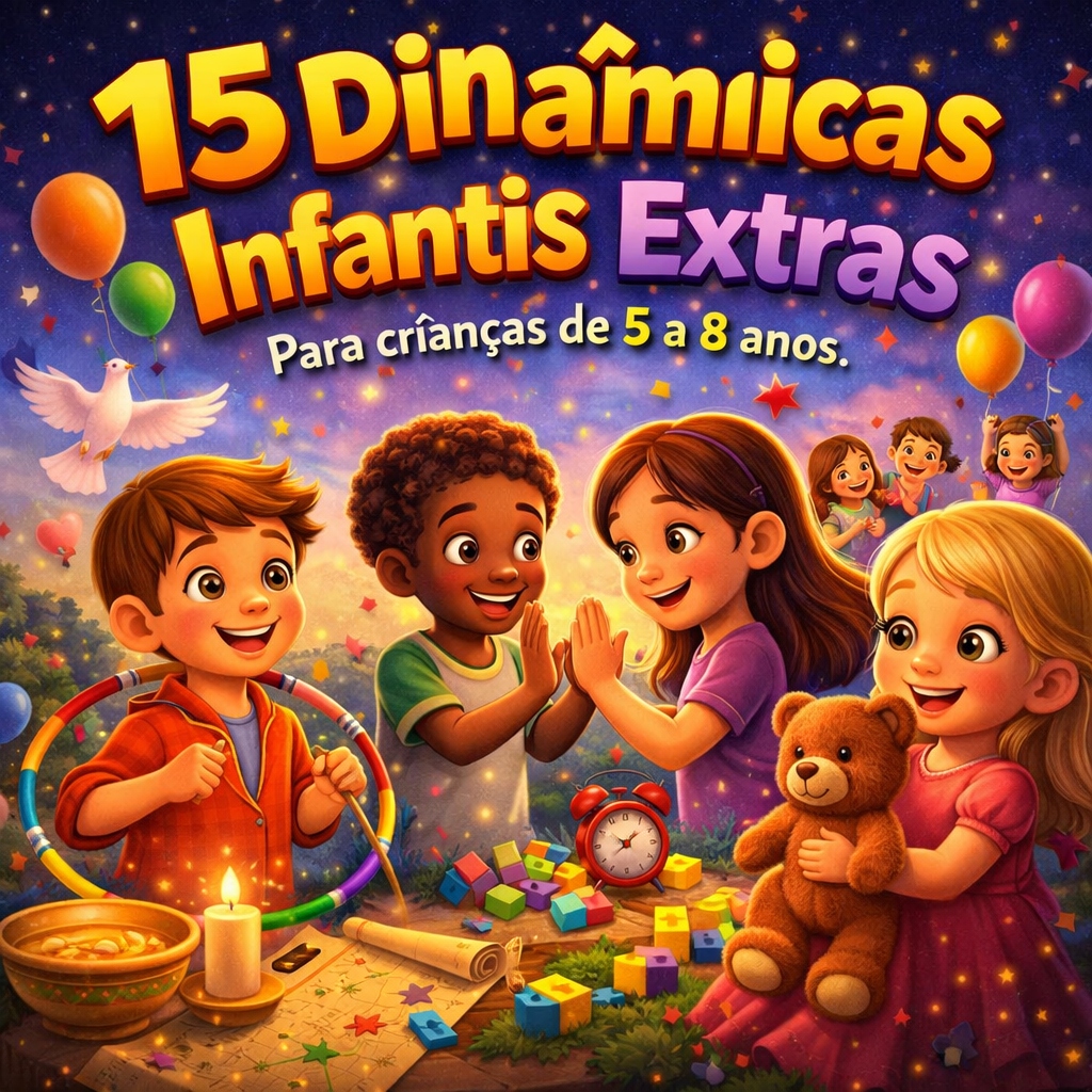 15 Dinâmicas Infantis Extras